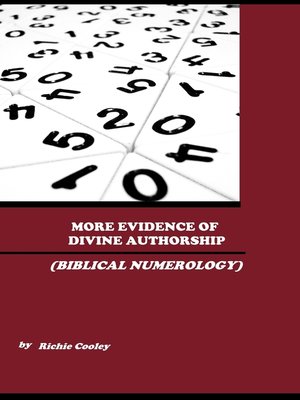 cover image of More Evidence of Divine Authorship (Biblical Numerology)